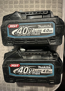Комплект аккумуляторной угловой шлифмашины MAKITA GA005G 40V (5 фото из 9)