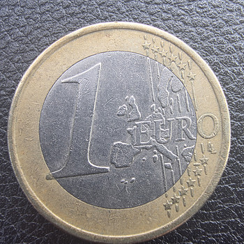 2002 Greece 1 euro S mark.