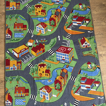 Детский игровой ковёр с дорогами 133 × 188 cm
