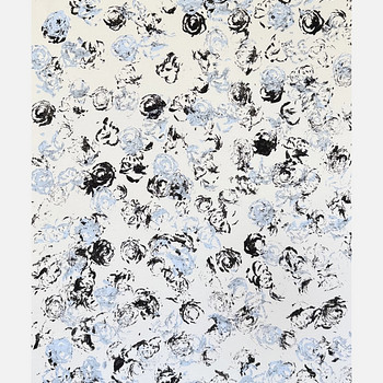 Розовый сад. холст 50x70cm