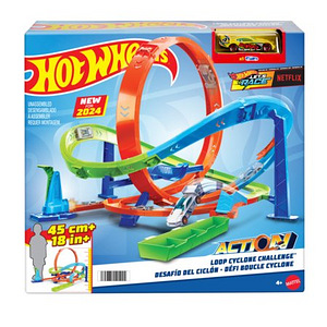 HOT WHEELS megakiirendiga ringrada Cyclone Loop (6 foto / 7)