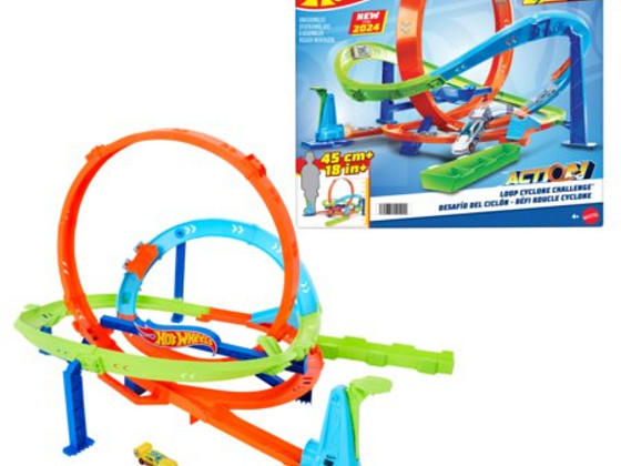 HOT WHEELS megakiirendiga ringrada Cyclone Loop