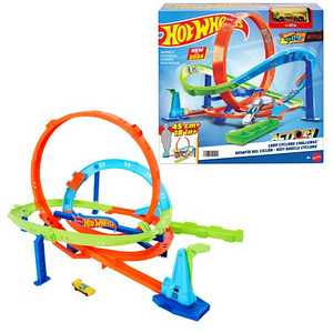 HOT WHEELS megakiirendiga ringrada Cyclone Loop (1 foto / 7)