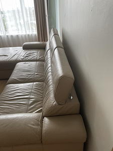 Nahast nurgadiivan 265x95 (5 foto / 6)