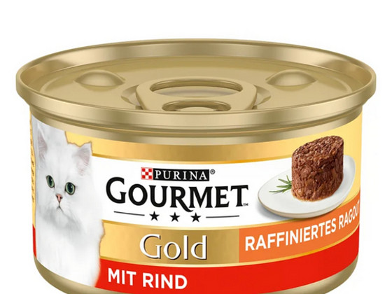 Влажный корм Gourmet Gold с говядиной