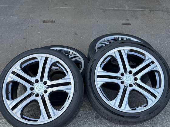R19 BRABUS Monoblock Q velgede komplekt + rehvid, Mercedes-B