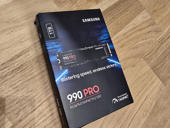 Samsung 990 PRO 1TB NVMe M2 SSD