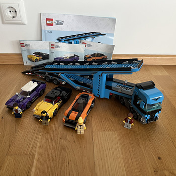 60408 lego city autotranspordivahend sportautodega