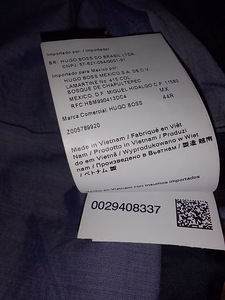 Müün sügis-/kevadjopet Hugo Boss (5 foto / 5)