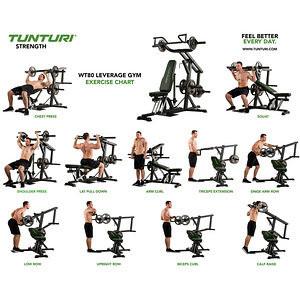 Tunturi WT80 силовой тренажёр Leverage Gym (2 фото из 4)