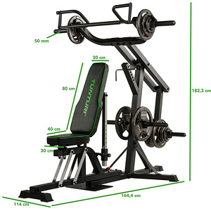 Tunturi WT80 силовой тренажёр Leverage Gym (3 фото из 4)