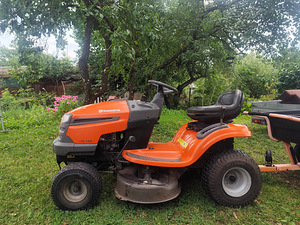Muruniiduk Husqvarna ts 138 koos haagisega (1 foto / 5)