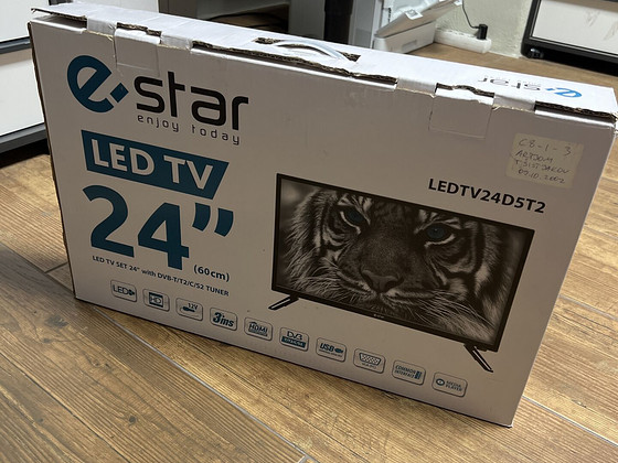 EStar 24R2T2, 24'', LED, HD, черный - телевизор