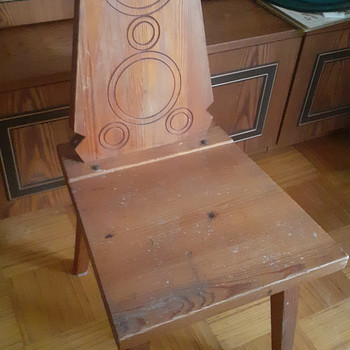 Vana puidust tugitool / tool