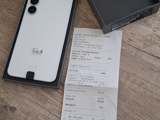Samsung Galaxy S25 5G 256 GB – uus