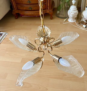 Vintage laelamp Hollywood Regency stiilis (3 foto / 7)
