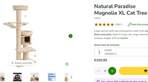 Suured kraapimispuud （Zooplus XL） (2 foto / 2)