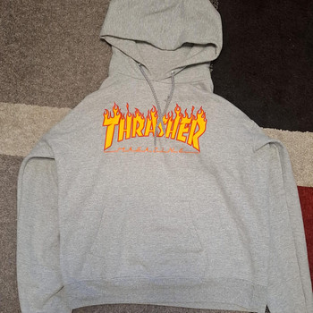 Серое худи Thrasher Magazine