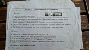 Стабилизированный блок питания постоянного тока HQ Power PS1306 (6 фото из 6)