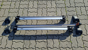 Багажные дуги Thule WingBar для автомобиля с рейлингами (1 фото из 8)