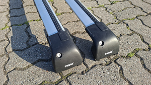 Багажные дуги Thule WingBar для автомобиля с рейлингами (2 фото из 8)