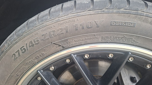 21" BBS veljed koos 275/45 ZR21 suverehvidega (3 foto / 6)