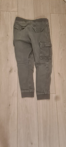 Серо-зеленые штаны H&M (2 фото из 2)
