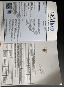 Новое золотое кольцо с изумрудом и бриллиантами (4 фото из 4)