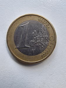 Греция 2002 1 евро. С отметкой S. Редкая (1 фото из 2)