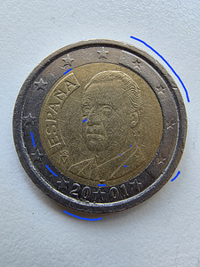 Spain 2001 2 eurot. Mint veaga. (1 foto / 2)