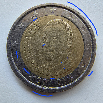 Spain 2001 2 eurot. Mint veaga.