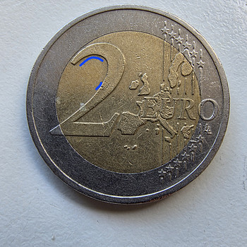 German 2002 2 eurot. Mark A defektidega