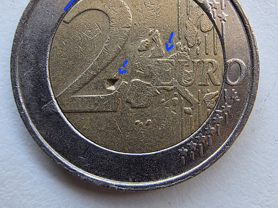 Belgia 2000 a 2 eurot. Mint vigadega.
