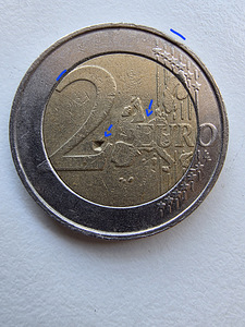 Belgia 2000 a 2 eurot. Mint vigadega. (1 foto / 2)