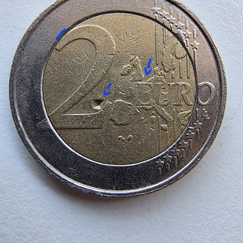 Belgia 2000 a 2 eurot. Mint vigadega.