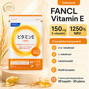 FANCL Vitamin E, 30 päevaks (2 foto / 10)