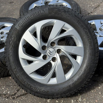 16" Citroen originaalveljed 5x108 + naastrehvid 205/60/16