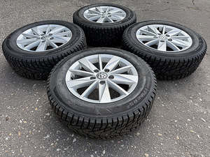 15" Volkswagen originaalveljed 5x112 + naastrehvid 195/65/15 (3 foto / 8)