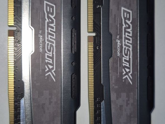 BALLISTIX 16 gb (8x2) 2666mhz