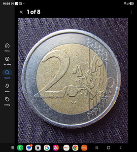 Finland 2005 2 euro. Dfektid õitel ja tähtedel. Väga harv. (4 foto / 6)