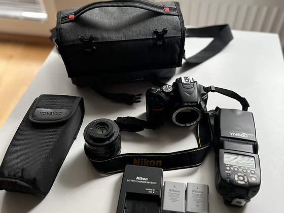 Nikon D5600 fotokomplekt