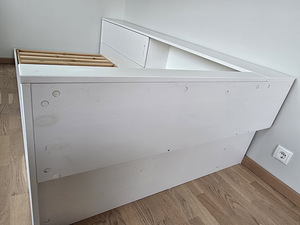 Детская кровать Woood Connect 90x200 см, белая (5 фото из 6)