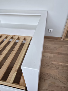 Детская кровать Woood Connect 90x200 см, белая (6 фото из 6)