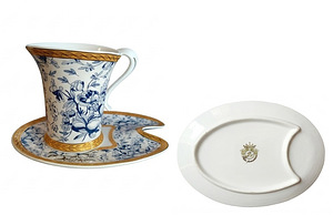 Kohvi-/teetassialused "Palitra" KF Fine Porcelain, 2 komplekti (1 foto / 2)