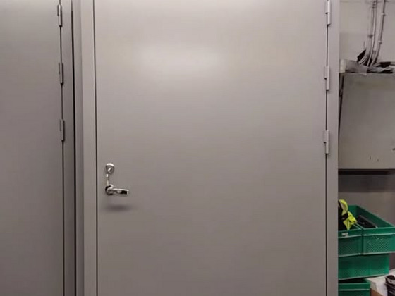 Металлическая противопожарная дверь