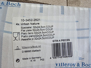 Villeroy & Boch Urban Nature набор посуды — новый, в коробках (7 фото из 9)