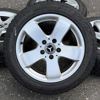 16" Mercedes-Benz originaalveljed 5x112 + naastrehvid 205/55