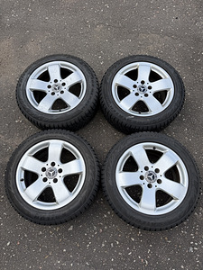 16" Mercedes-Benz originaalveljed 5x112 + naastrehvid 205/55 (3 foto / 7)