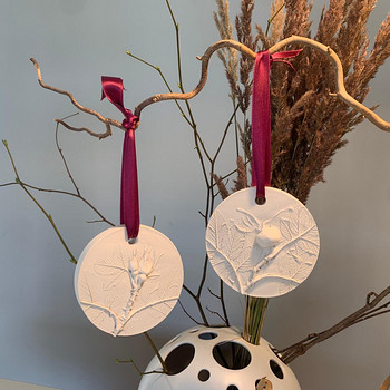 Botaanilised kipsmedaljonid (käsitöö)