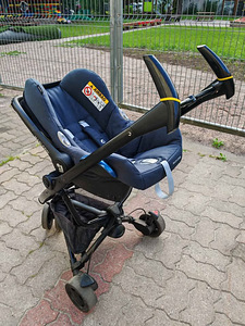 Автолюлька Maxi-Cosi CabrioFix + база EasyFix (Isofix) + рама коляски (1 фото из 5)